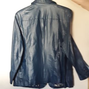 Demin & Co.  Woman 's all leather jacket
